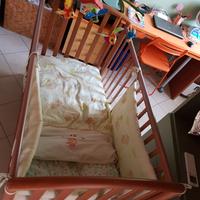 LETTINO PALI CON CORREDO