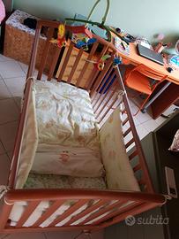 LETTINO PALI CON CORREDO