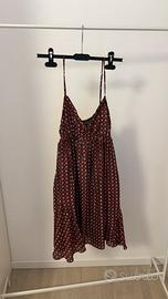 Abito di seta a fantasia