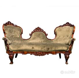 Elegante divano Italiano della metà dell'800