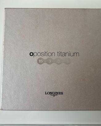 OROLOGIO LONGINES OPOSITION TITANIUM