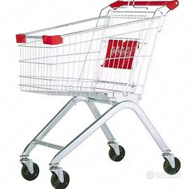 5 carrelli da supermercato misura piccola