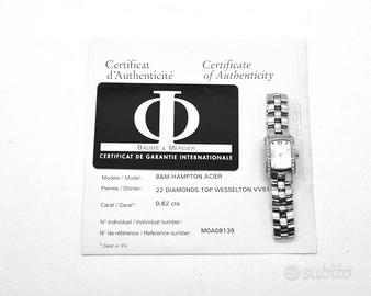 Orologio Baume & Mercier Hampton