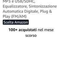 autoradio philips con b. t. 