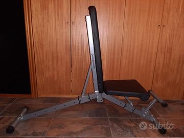 PANCA PALESTRA PIEGHEVOLE. LEGGI.