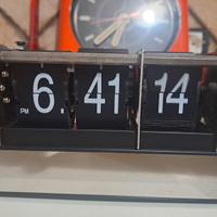 orologio a cartellini mobili,orologio flip clock.