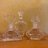 Bottiglie di profumo vintage in cristallo Colle