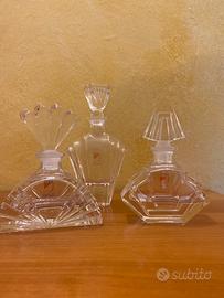 Bottiglie di profumo vintage in cristallo Colle
