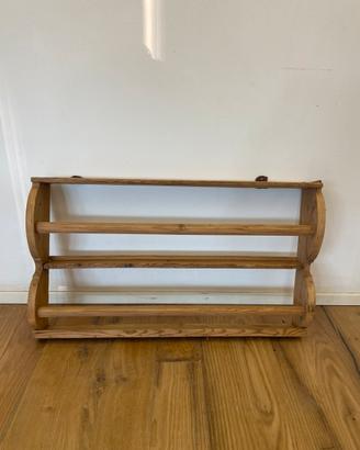 Piattaia antica in legno stile tirolese – piccola