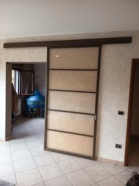 porta scorrevole con binario