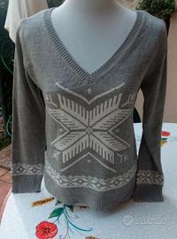 Tally Weijl - Maglia Donna Maniche Lunghe Grigia, 