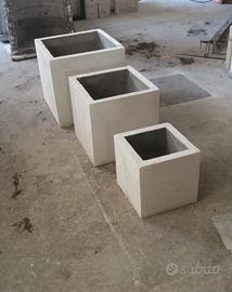 Fioriere vaso in cemento 