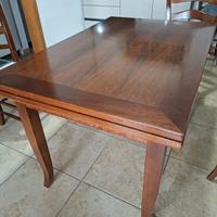 Tavolo legno massello 80x140 allungabile a 160/200