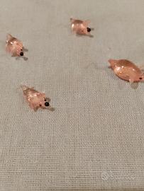 famiglia di topolino arte di Murano 