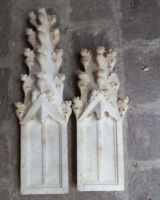 parti  elementi architettonici in marmo di carrara