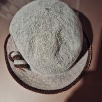 cappello lana beige