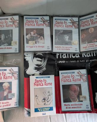 20 DVD Il teatro di Dario Fo Franca Rame nuovi
