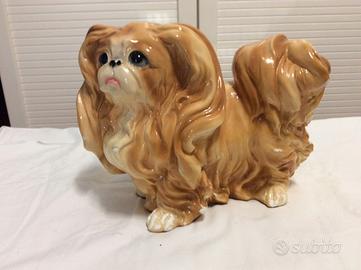 Cane pechinese in ceramica smaltata
