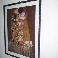 MERAVIGLIOSO QUADRO DI KLIMPT - con foglia d' oro