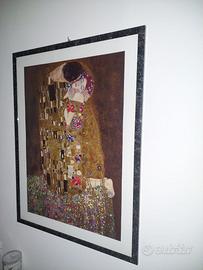 MERAVIGLIOSO QUADRO DI KLIMPT - con foglia d' oro
