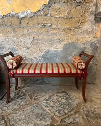 panchetta stile impero/arte povera in legno 