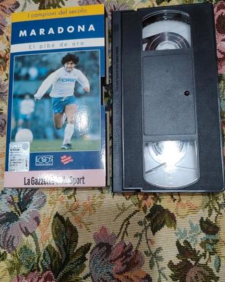 VHS Maradona el pibe de oro Gazzetta dello Sport