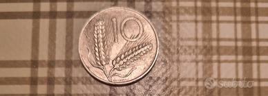 10 lire della repubblica italiana del 1973