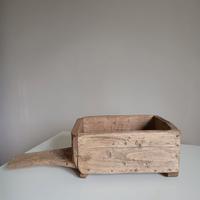 Antico stampo artigianale per burro, in legno