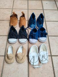 Lotto scarpe neonato primi passi