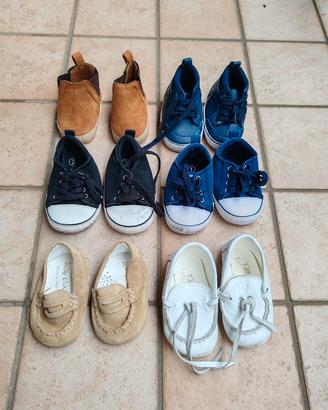 Lotto scarpe neonato primi passi