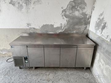 Tavolo frigo refrigerato 4 porte bar ristorante
