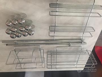 Super Set Cucina da Parete IKEA GRUNDTAL – Acciaio