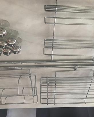 Super Set Cucina da Parete IKEA GRUNDTAL – Acciaio