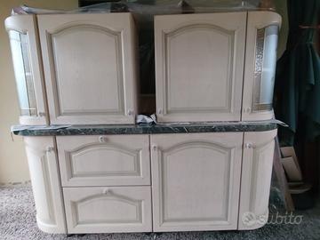 Mobile da cucina-salotto stile country