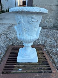 Vaso in cemento e polvere di marmo