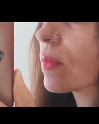 orecchino per naso orecchio ear cuff  nose