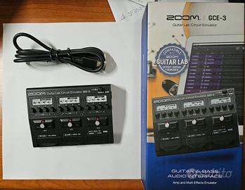 Zoom GCE-3 pedaliera virtuale per chitarra e basso