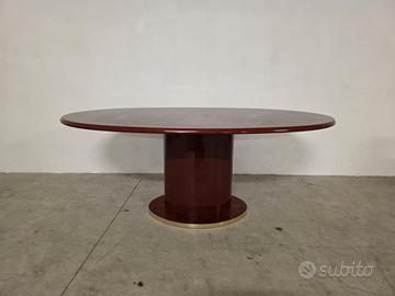 Tavolo in radica bordeaux