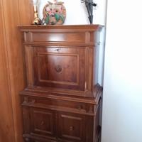 Angoliera e trumoncino in legno