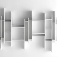 2 X Libreria pensile Mdf Italia Randomito bacheca