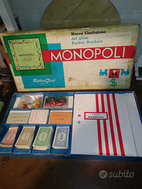 Monopoli Anni 60 Scatola Lunga, Completo