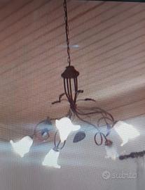 Lampadario 5 punti luce