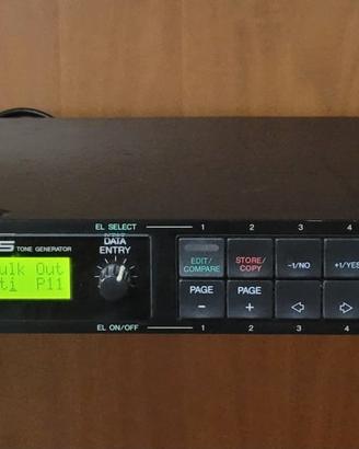 Sintetizzatore Yamaha TG55R con 2 schede