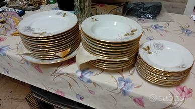 Servizio Richard Ginori bordo oro elegante