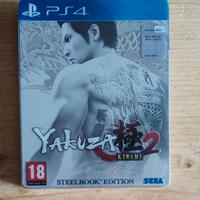Yakuza 2 Kiwami Steelbook PS4 Cover ITA