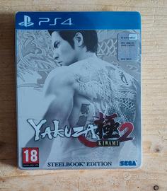 Yakuza 2 Kiwami Steelbook PS4 Cover ITA