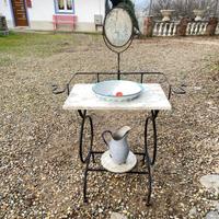 PORTACATINO ANTICO CON MARMO