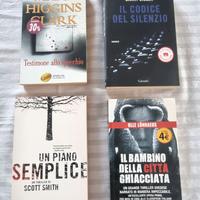 Lotto libri thriller 4 romanzi M H Clark Eisler