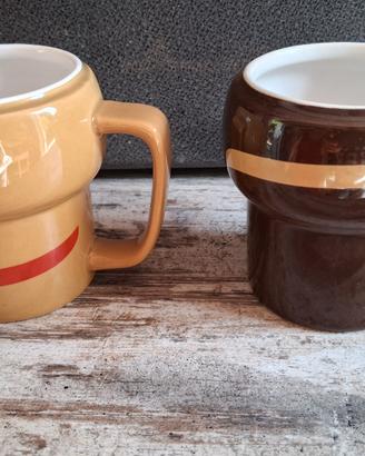 Coppia Tazze Mug Vintage Caffè Kimbo – 15€

