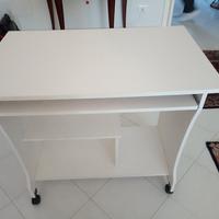 tavolo PC 80 cm colore bianco